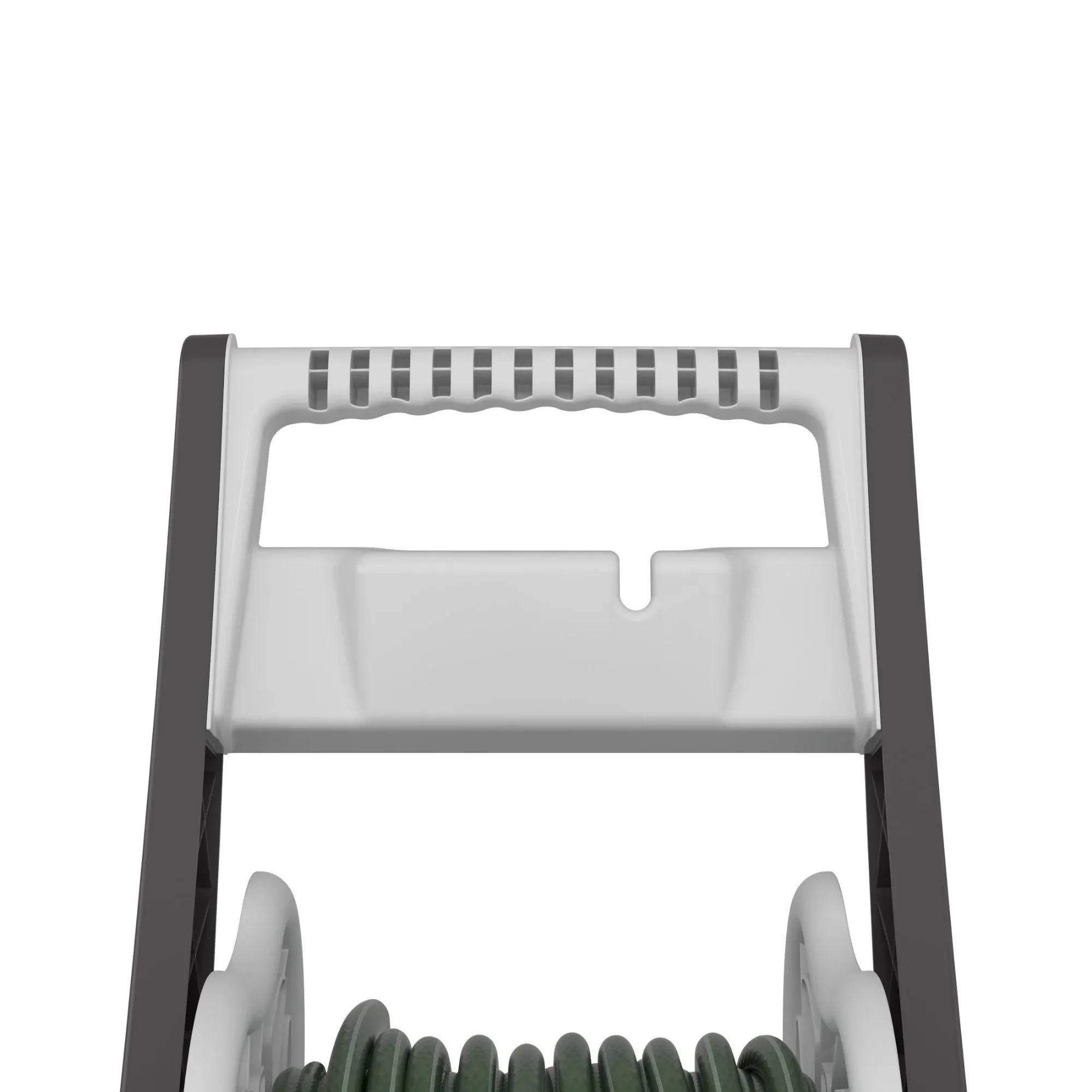 175 Fuß. Schlauchtrollenwagen, Grau und Taupe