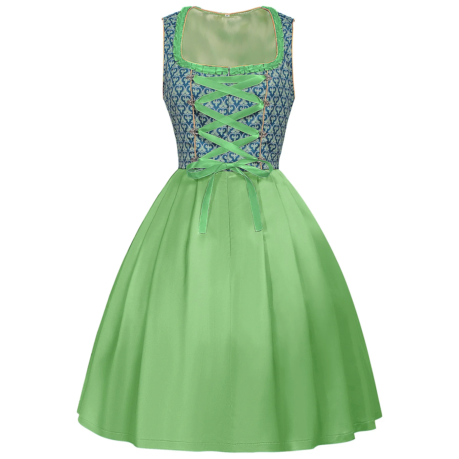 Mantianyu grensoverschrijdend Duits bierfestival Beierse kostuumjurk Kant kleuraanpassing damesjurk Halloween-kostuum