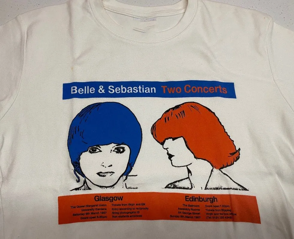 Two Concerts Belle & Sebastian Cotton Unisex T-shirt All Size S-5XL MC1646