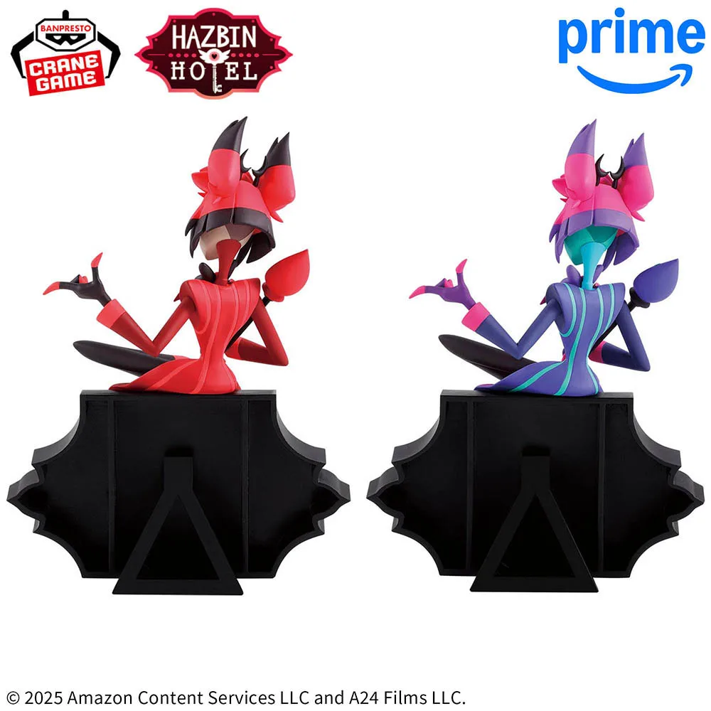 Hazbin Hotel フィギュア Alastor Vaggie 4体セット Hazbin Set of 6 Hotel Figures Angel Dust/Alastor 10cm PVC