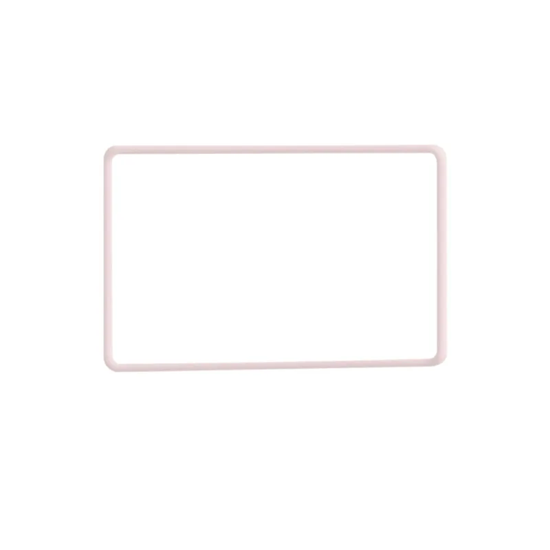 Roze siliconen decoratief beschermframe voor het centrale bedieningsscherm voor Tesla 2021-2025 Model 3/Y – Navigatiedisplayrand