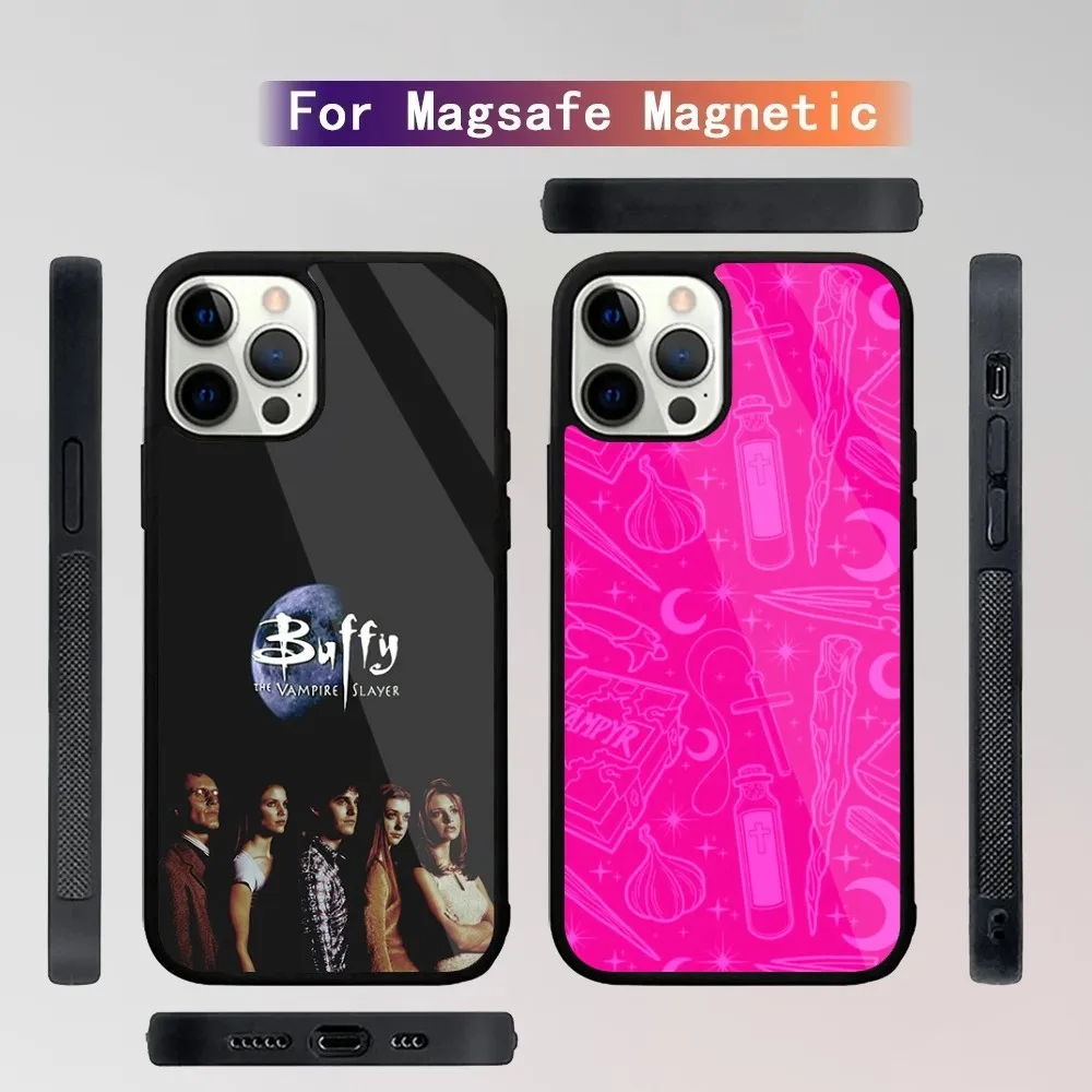 

B-Buffy the Vampire Slayer Phone Case For iPhone 15,14,13,12,11,Plus,Pro,Max Mini Magsafe Magnetic Wireless Charging