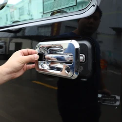 cheya ABS Chrome Car External Outer Door Handle Bowl Cover Trim for Hummer H2 2003-2009 Exterior accessories 4 PCS