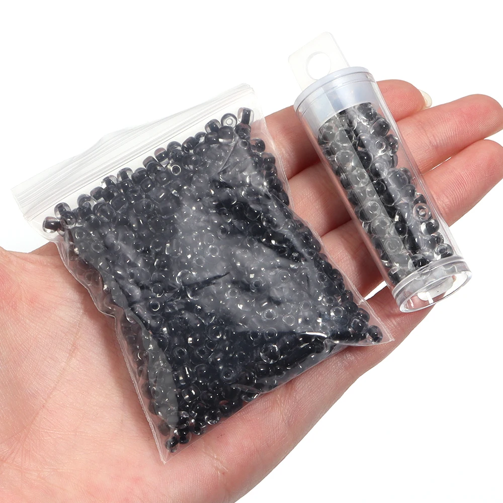 160/800pcs 4mm Light Color Seed Beads Glass Seed Beads Transparent Glass Beads For Jewelry Making DIY Necklaces Bracelets Crafts