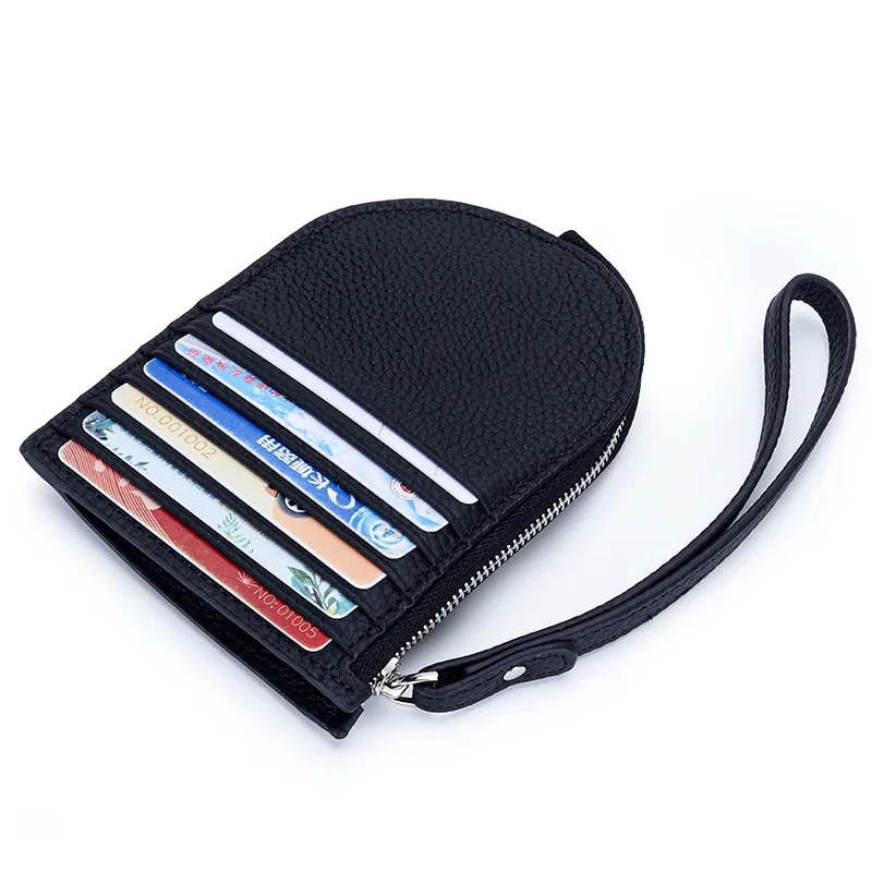 2023 New Arrival Women\'s Coin Purse, Made of Genuine Leather, Ultra-thin One-piece Wallet with Multiple Card Slots and Handheld