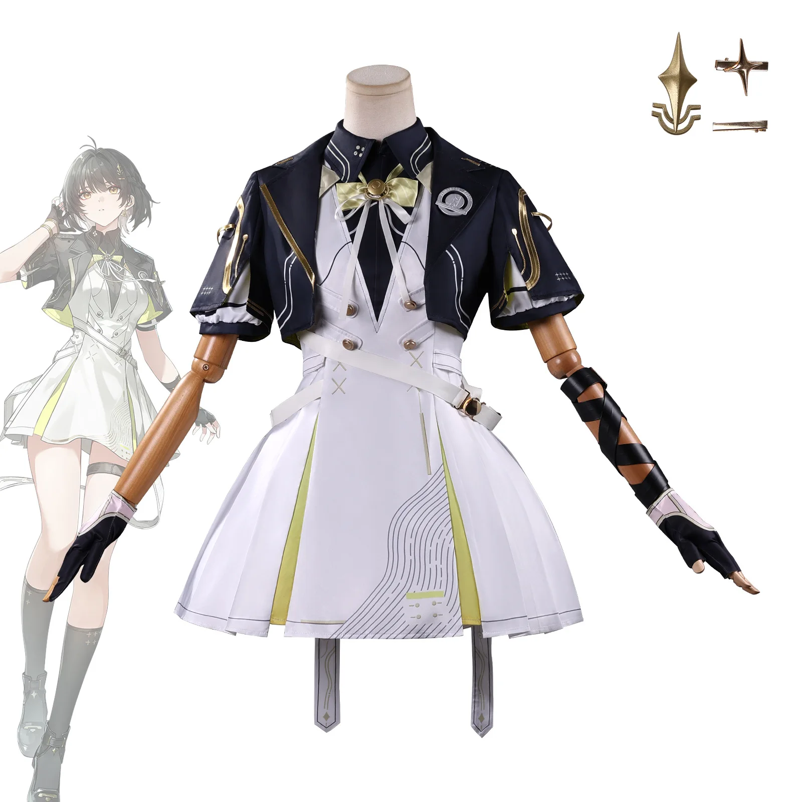 

Wuthering Waves Rover Uniform Cosplay Costume Anime Character Halloween Costume Party Performance Clothing for Adult Women