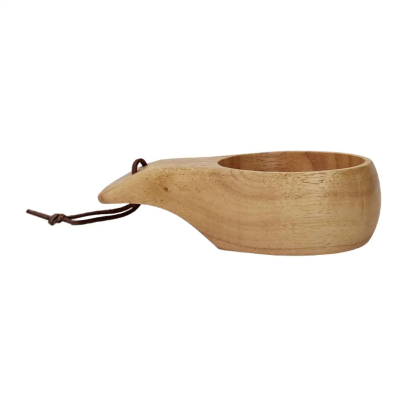 Wooden Mug Drinking Mug Portable Water Cup Japanese Style Salad Cup Milk Mug Camping Cup Teacup for Backpacking Outdoor Home