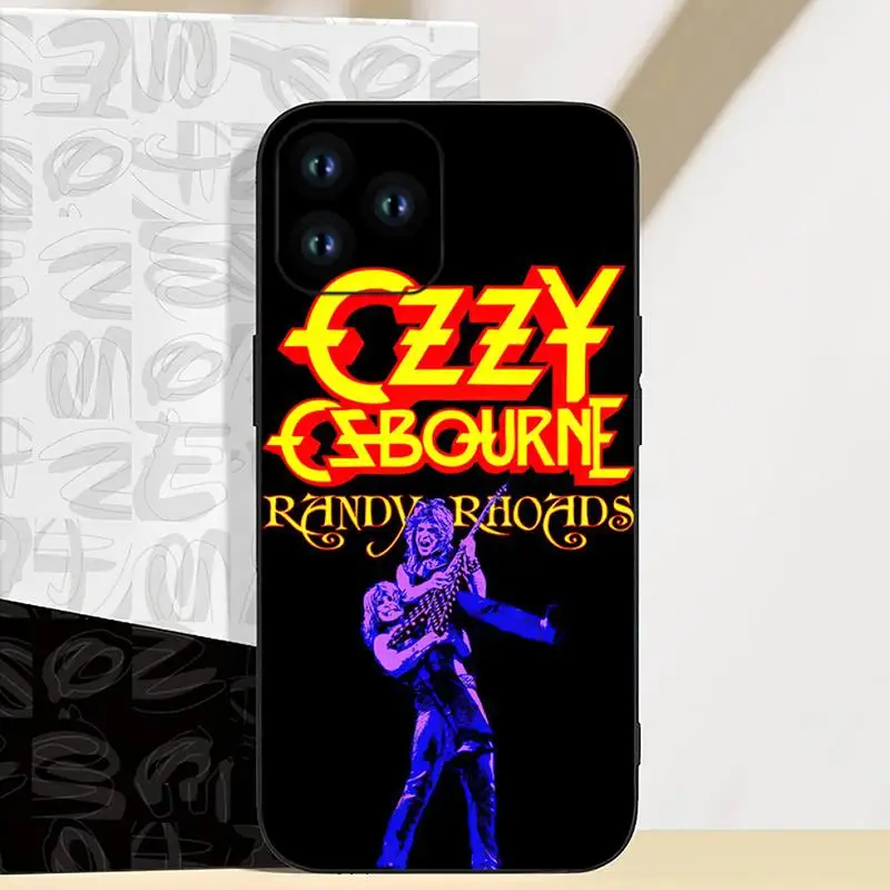 Rock Band Ozzy Osbourne Phone Case For iPhone 11 12 13 14 Mini Pro XS Max X S Plus XR Shell