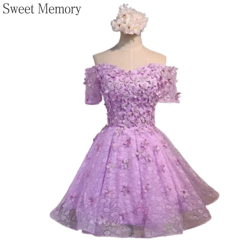 Customized A141 Sweet Memory White Black Red Pink Lilac Bespoke Occasion Dresses Party Birthday Prom New Year Princess Dress