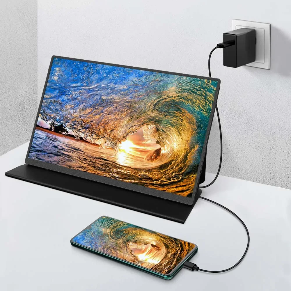 2026 Best Selling Touchscreen Ultrawide UHD 18.5 15.6 14 Laptop Screen Extender Portable Lcd Monitors With Type-C Port