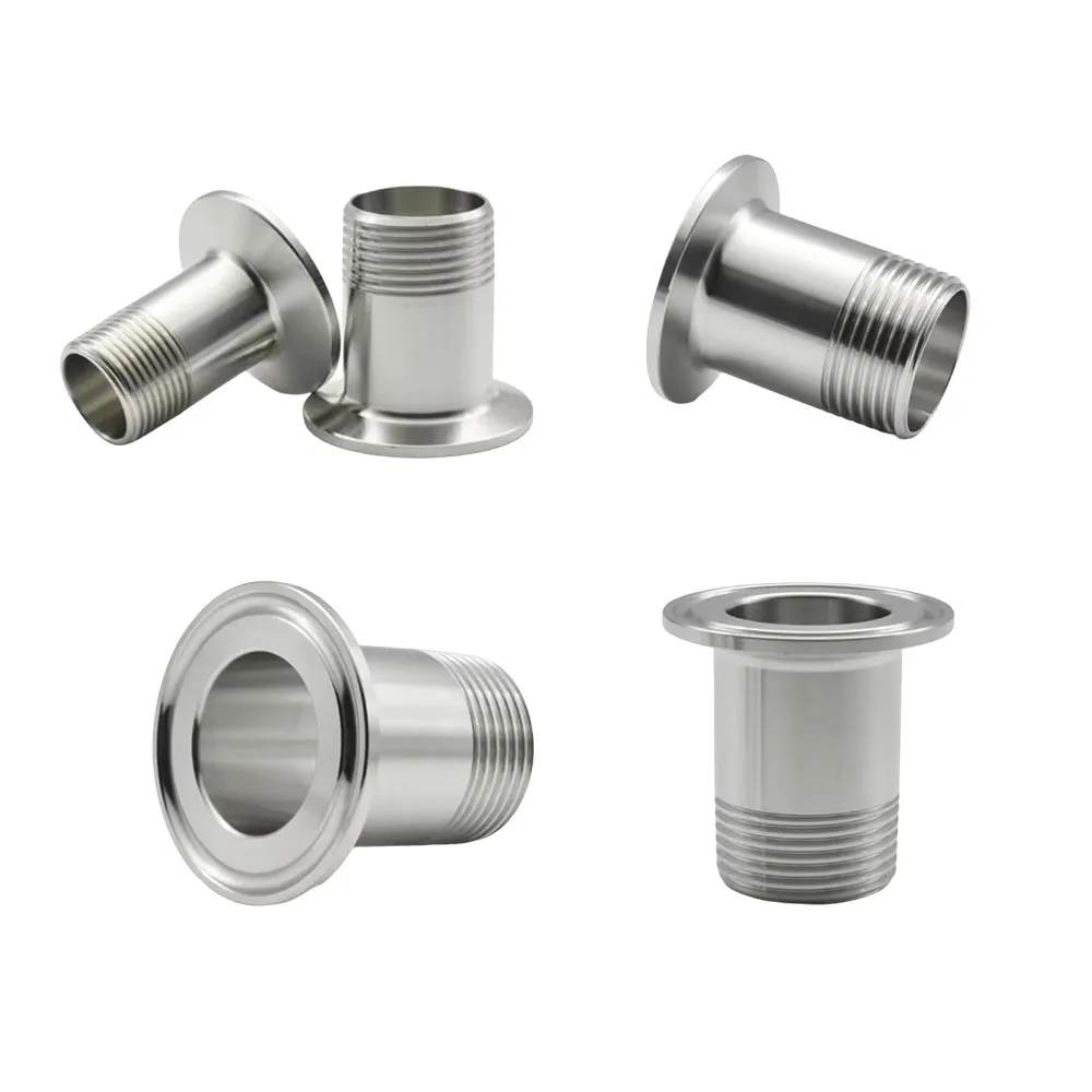 Sanitary Grade Tri-Clamp to Male Thread Adapter DN8-DN25 1/4
