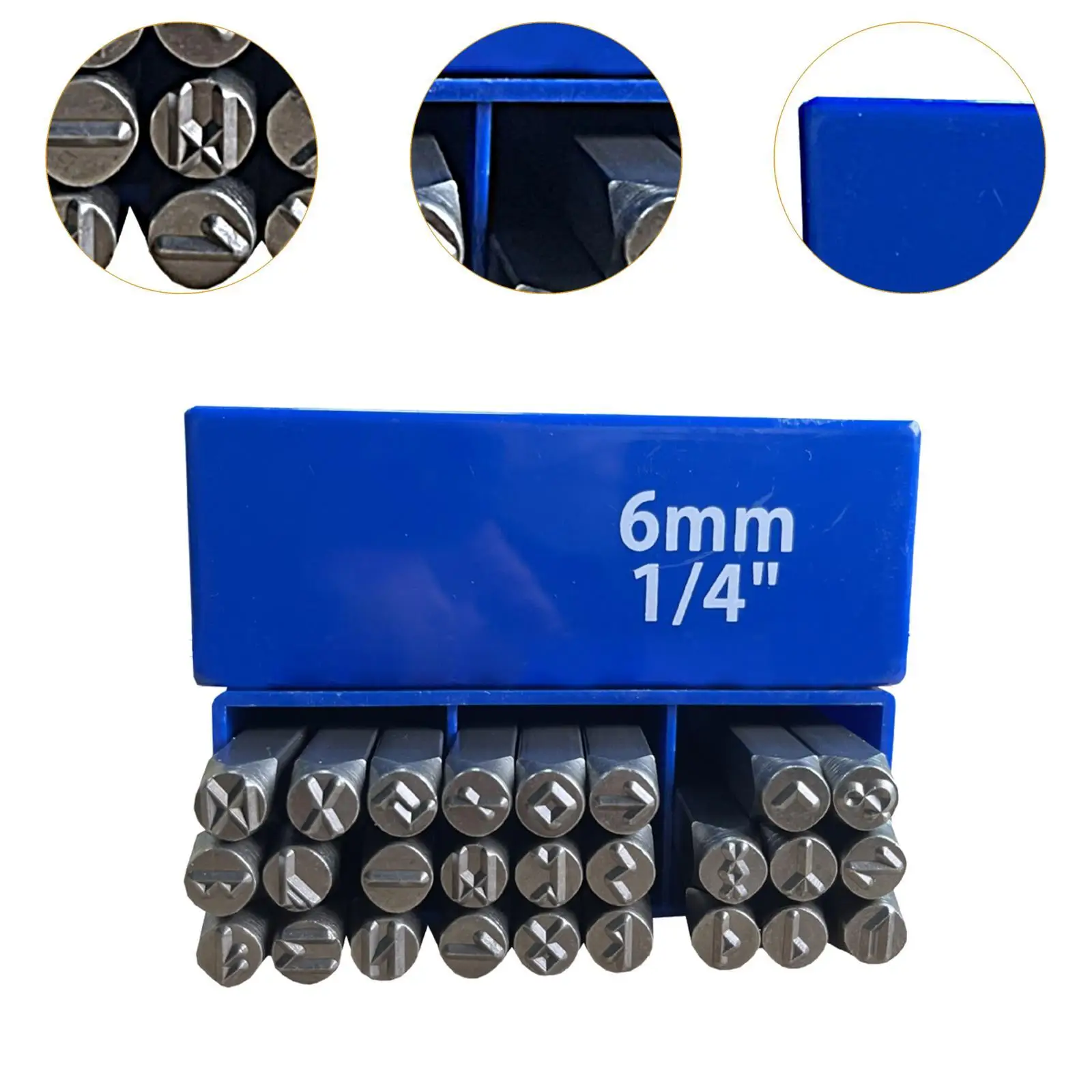DIY Viking Runes Stamp 6mm Symbol Stamp Kit for Steel Paper Stainless Steel