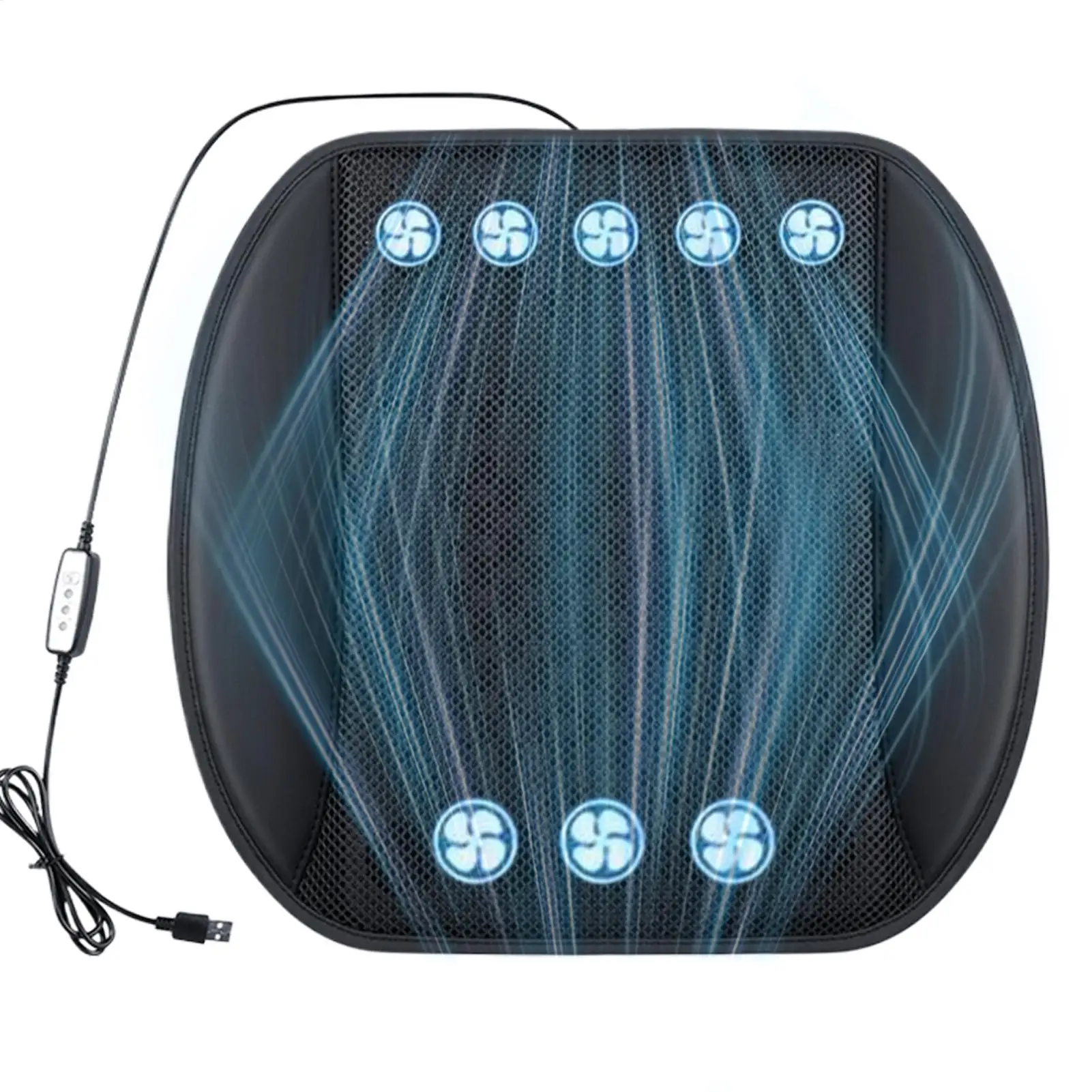 car-seat-cover-breathable-long-sitting-summer-mat-fan-blowing-car-seat-cushion-for-road-trips-commuting-family-outings-camping