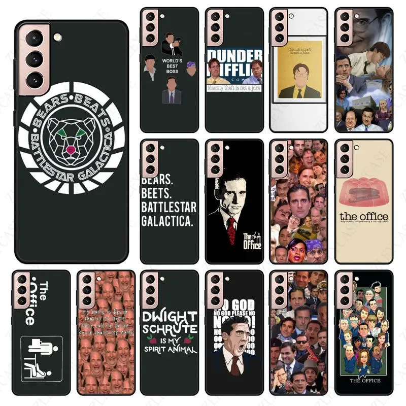 the office cast meme Michael Scott Phone case For samsung galaxy S24 ULTRA S23PLUS S20fe S20ULTRA S21Fe S22PLUS S23ULTRA Coque