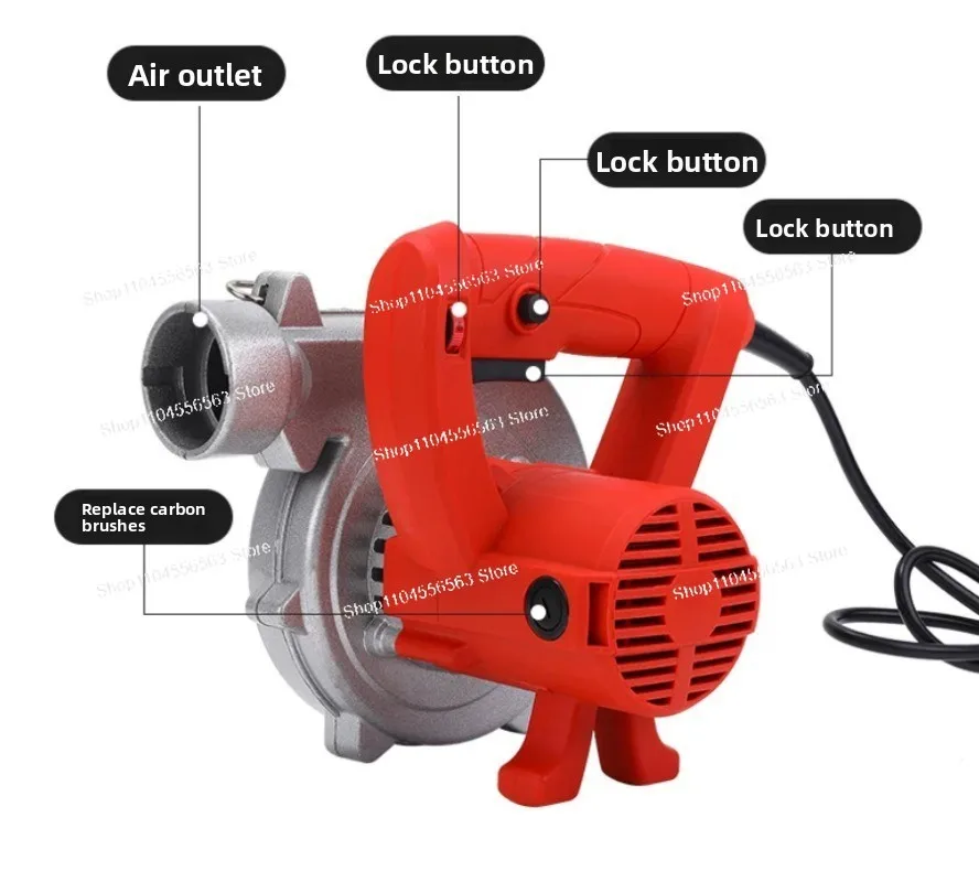 High Power Industrial Vacuum Cleaner, Blower & Suction Dual Use Dust Collector for Grinder, Slotting Machine, Wall Planer