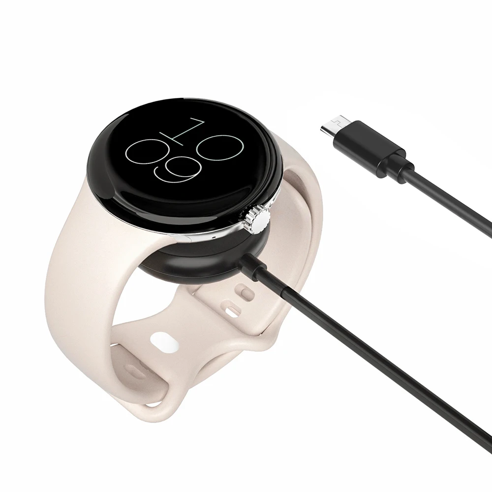 Cavo di ricarica per Google Pixel Watch 1 cavo di ricarica USB magnetico da 3,3 piedi per Google Pixel Watch USB Type-C