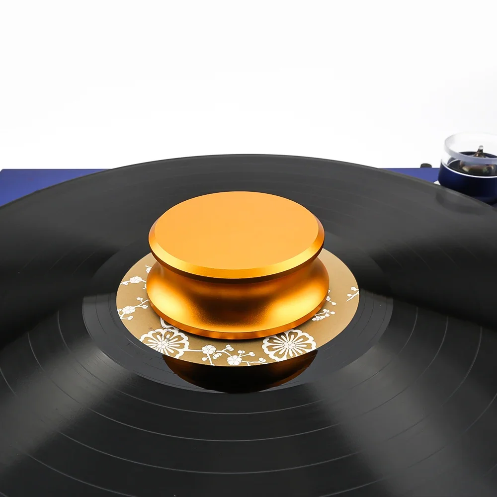 Audiocrast L280 Gold Silver Black Metal LP Vinyl Record Weight Balanced Disc Stabilizer Clamp For HiFi Turntable Player