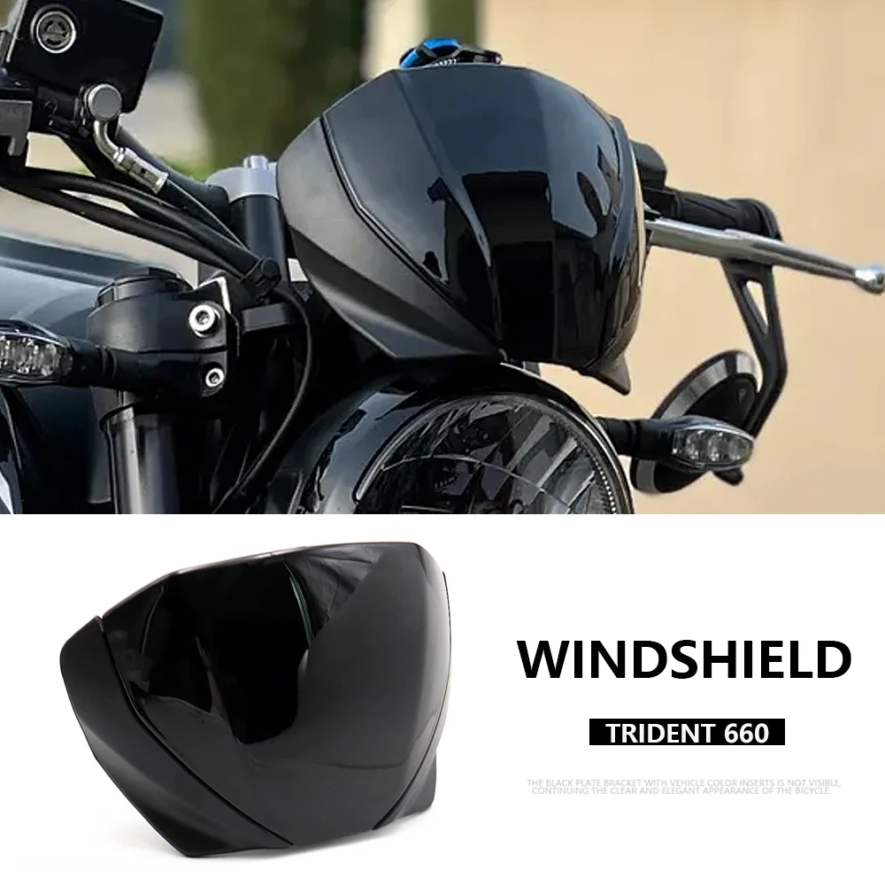

Motorcycle Windshield Windscreen Deflector Side Engine Belly Protection Plates Lower Fairing 2021 For Trident 660 Trident660