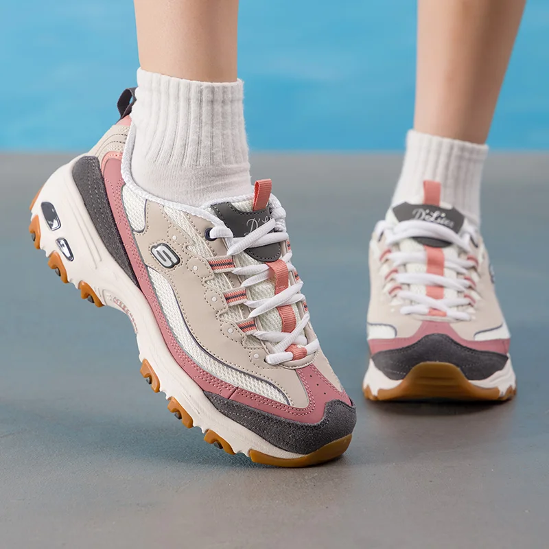 Skechers Women's Shoes Original Lightweight Fashion Wear-Resistant Non-Slip New Fitness Training Outdoor Sports Casual Shoes 11947-Ntph-2