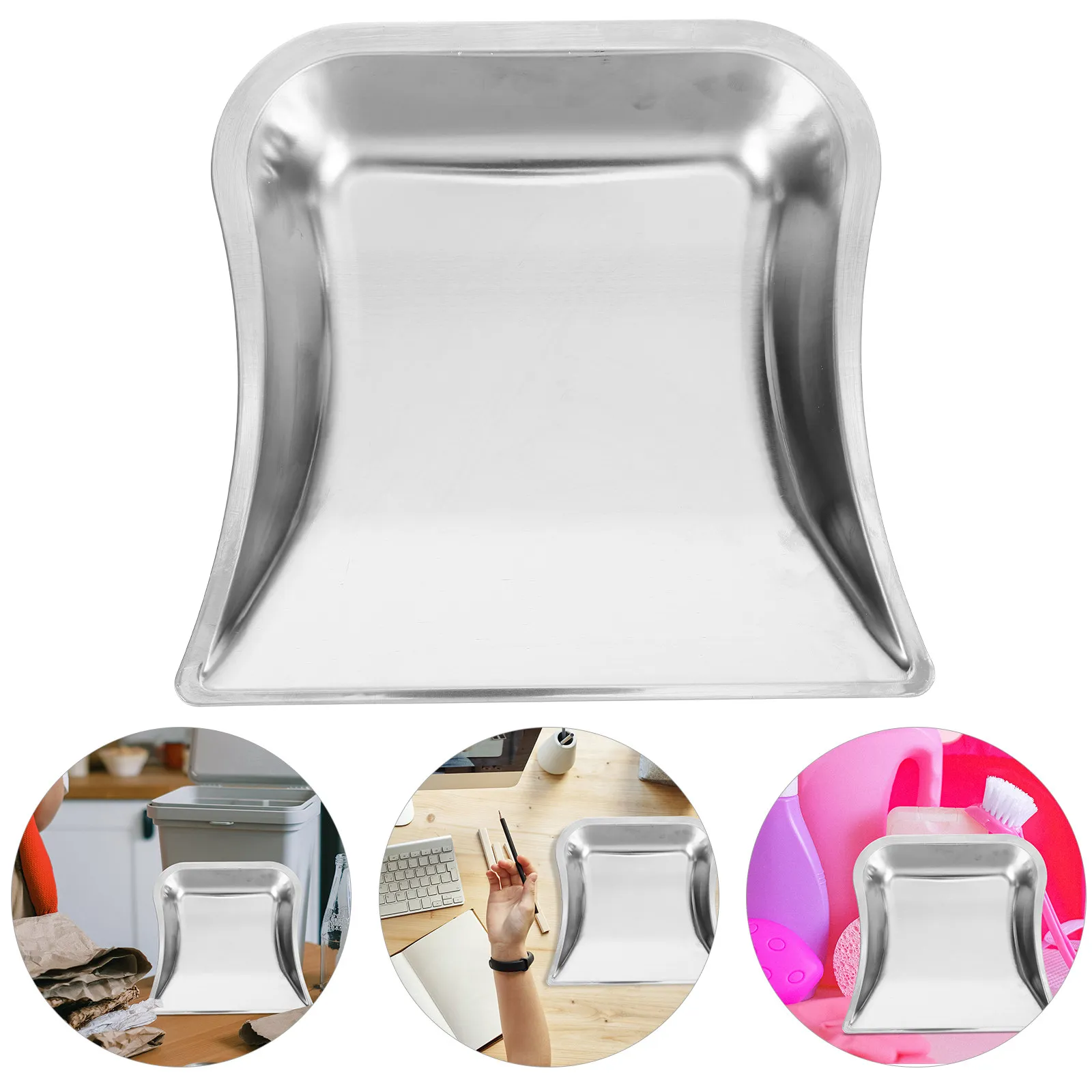 

Маленькая лопатка для мусора из нержавеющей стали, мини-портативная настольная лопатка для уборки, удобная лопатка для кухни, офиса, дома