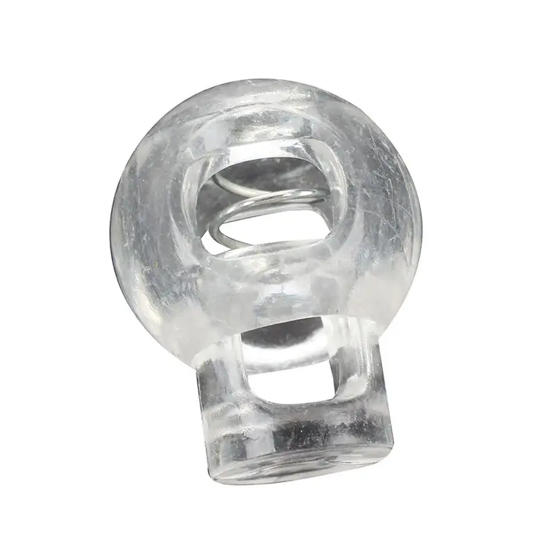 Plastic Toggle Spring Stop Single Hole String Cord Locks 100 Pcs-[LUCK 9]