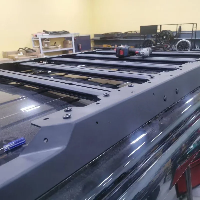 Maple Forest Style Aluminum Roof Rack with a Maximum Load of 30kg, Easy Installation, Universal 4X4 SUVs, and Off-Road Lugga