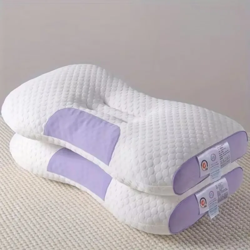 

Purple Soft Comfortable For Neck Back Cozy Support Soft Touch For Relaxation Cotton Material For UseUltimate Sleep Companion