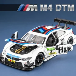 1:24 BMW M4 DTM M6 BMW CSL Racing Car Free Wheeling High Light Sport Racing Car Model Toy Diecast Metal Alloy Miniature Replica