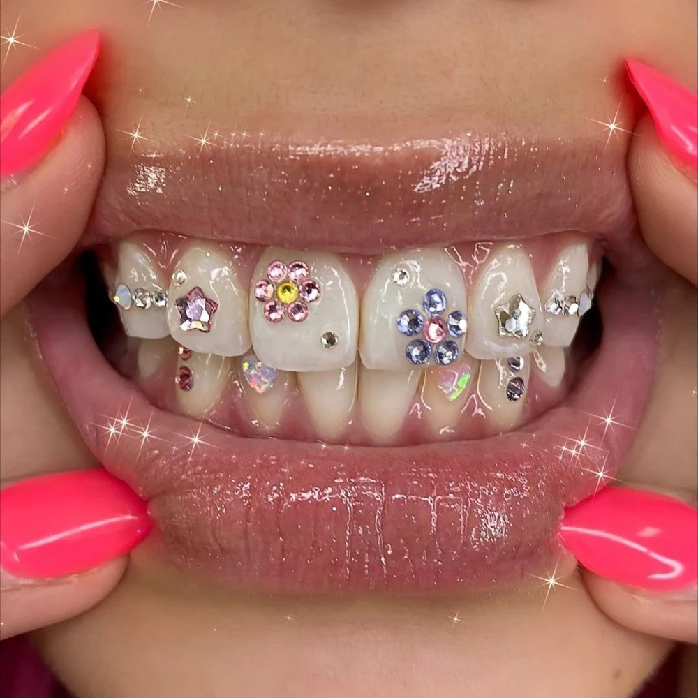 HOT ฟันอัญมณีชุดตกแต่งฟัน 37% กรดแกะสลักเจล Light Cure กาว Flowable คอมโพสิต Professional DIY เครื่องประดับคริสตัล