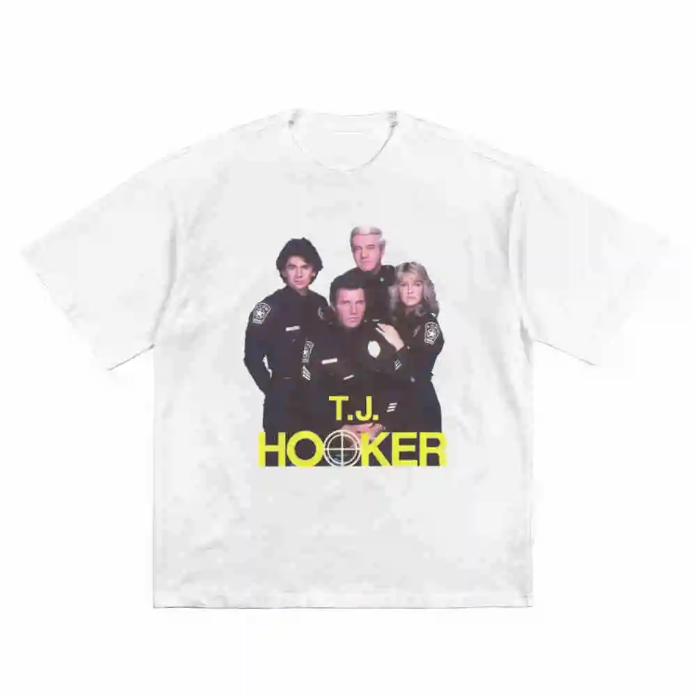 TJ Hooker Short Sleeve Tee 100% Cotton T-Shirt