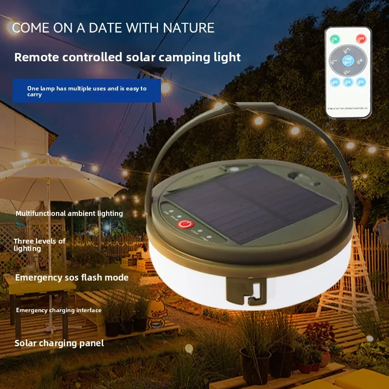 apply to Solar Charging LED String Lights, Multifunctional Outdoor Tent Camping Atmosphere Emergency Lights