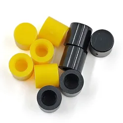 Black / Yellow A56 Switch Caps 6x6 Series Button Hat Fit 6*6 Round Inner Diameter 3.2mm Height 6MM 10PCS/LOT