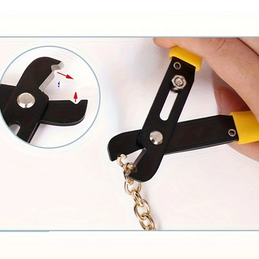 1Pc Handmade Chain Pliers for DIY Bracelet Making, Mini Adjustable Jewelry Tool Pliers, Bag Chain Disassembly Pliers S003806