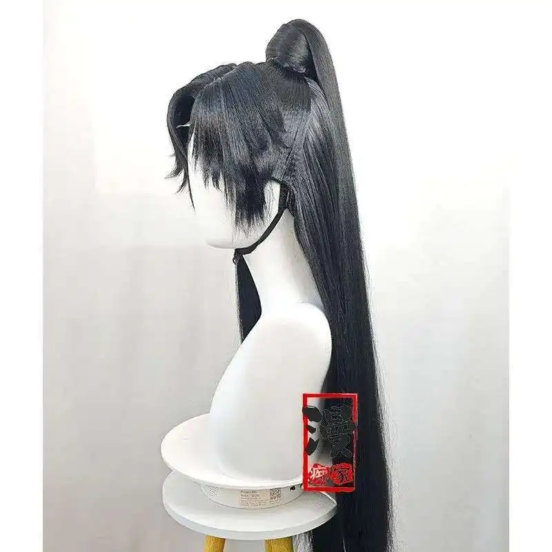 Styled Yongye Xinghe Yu Shuxin Become The Girl Of Black Lotus Lin MiaoMiao Mu Sheng Ziqi Wig Black Hanfu Mo Ran Customized - view 6