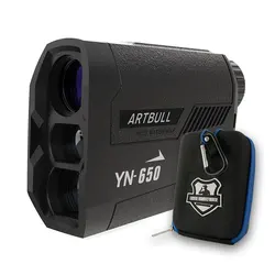 ARTBULL Golf Rangefinder 650m Telescope with Flag-Lock Slope Pin Laser Distance Meter for Hunting