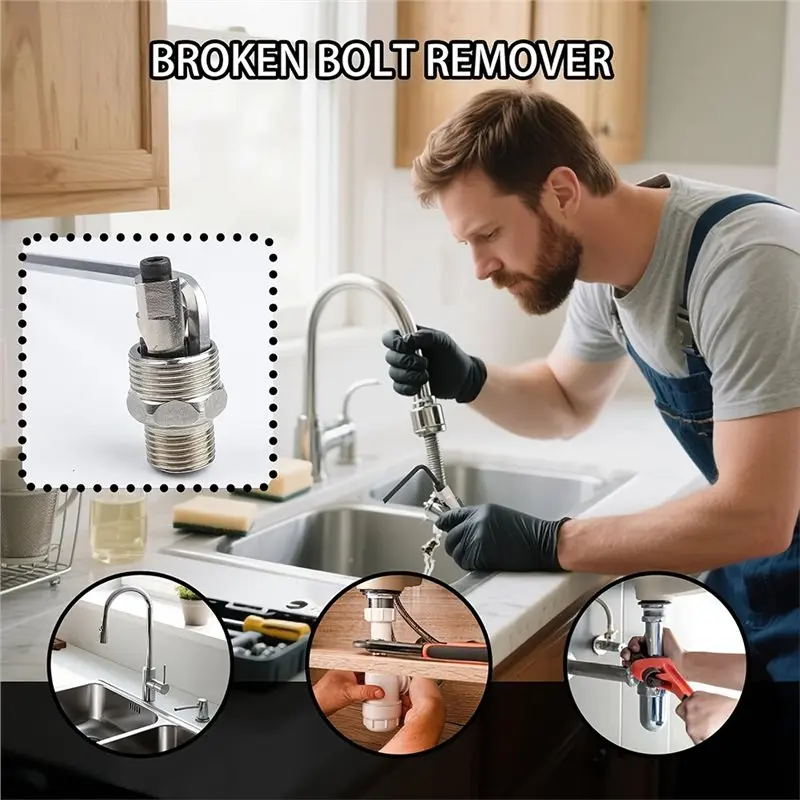 BAAR-Broken Faucet Removal Tool Damaged Bolt Extractor Remover Multifunctional Broken Wire Remover