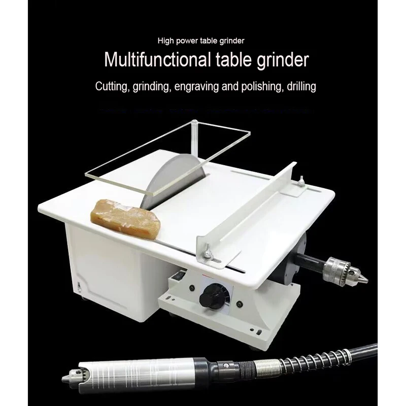 Jade Cutting Machine Multifunction Mini Table Saw Stone Polisher Jade Engraving Grinding Polishing Machine