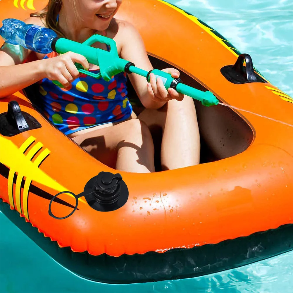 4 szt. Uniwersalne zawory powietrzne TPU do pontonów, pontonów dmuchanych, kanoe, materacy basenowych, zawór spiralny jednokierunkowy typu Boston