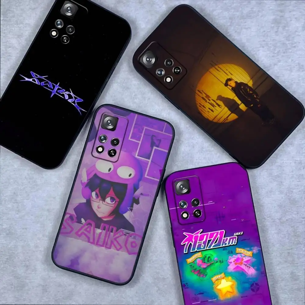 

S-Saiko Sakura Singer Phone Case For Samsung S 25,24,23,22,30,21,10,9,Ultra,Plus,Lite,FE,4,5G Black Soft Case