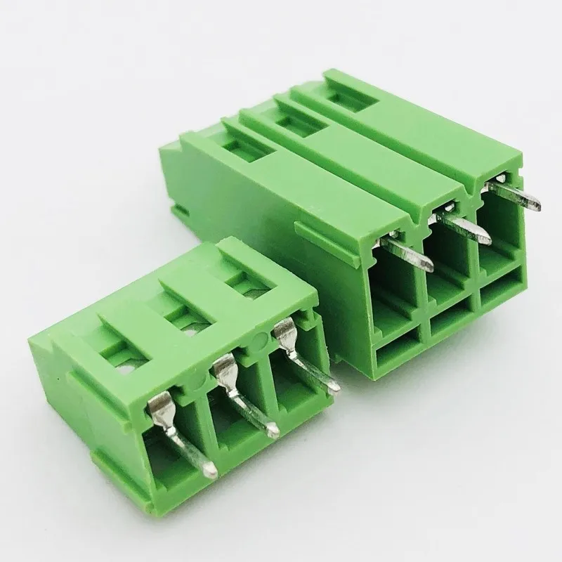 10PCS KF128H KF128L KF128HL 5.0mm 5.08mm Double Row Terminal Block Screw Type PCB Connector for Industrial Control