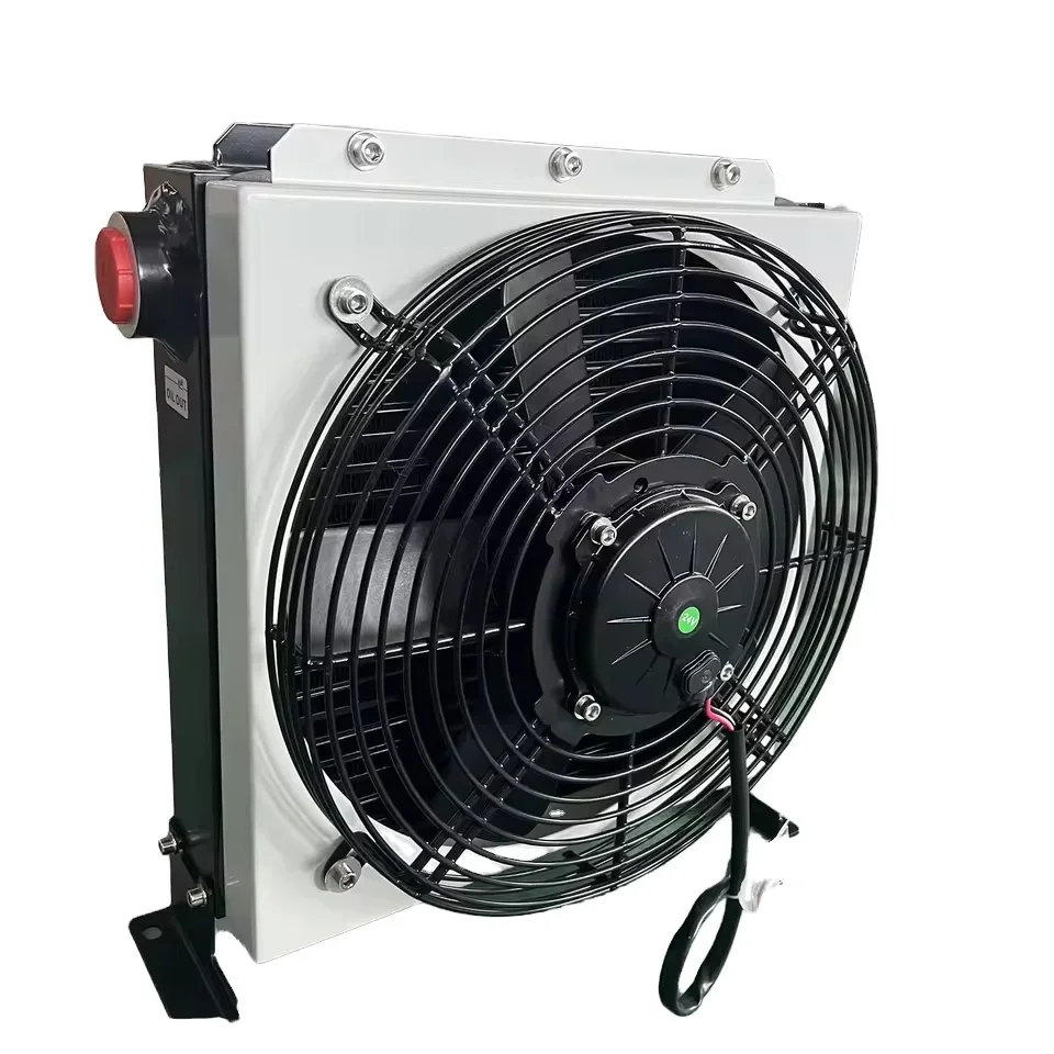 

Air-cooled Oil Radiator Fan Heat Exchange Dc 12/24V With Fan Hydraulic Air Oil Cooler Truck Mounted Crane