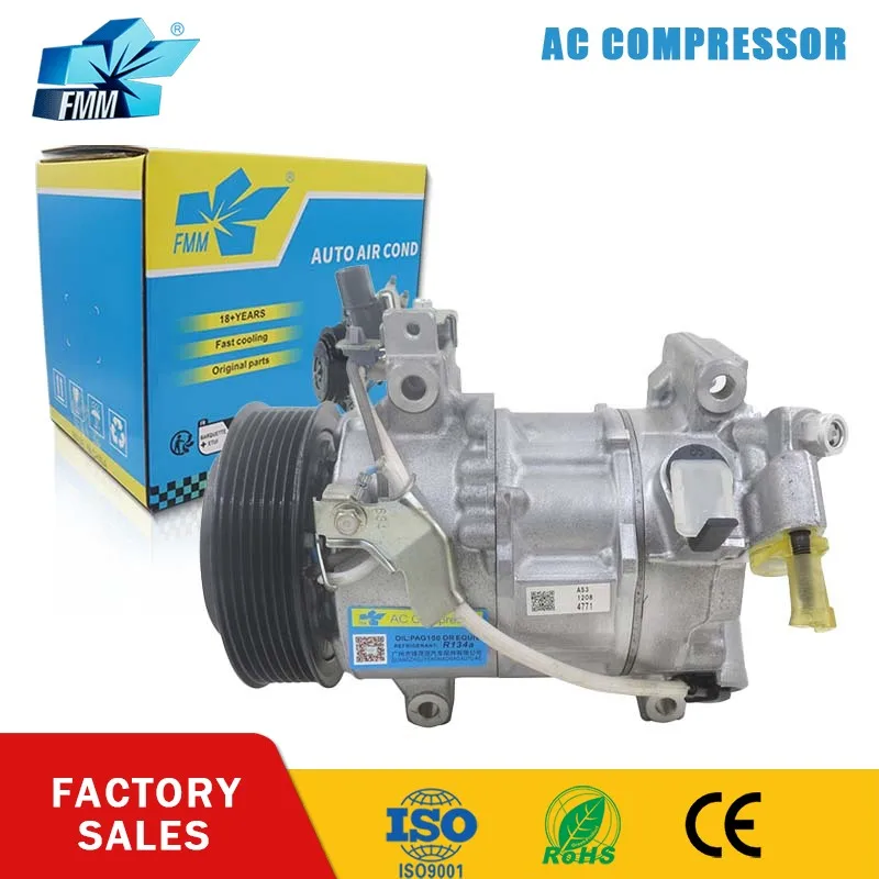 

FMM 6SBU14C A/C AC Compressor 12V for Honda Accord 2.0 2017-2020 KT447250-4160 447250-4160 4472504160