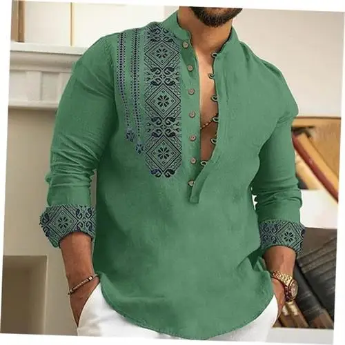 

Мужской облегающий длинный пуловер с принтом Све, повседневный тонкий летний модный топ для молодежи