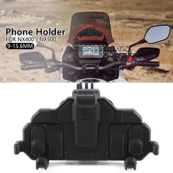 For Honda NX400 NX 400 NX500 nx 500 2024 Motorcycle Accessories Rotatable Phone Holder Bracket GPS Shockproof Navigation Bracket