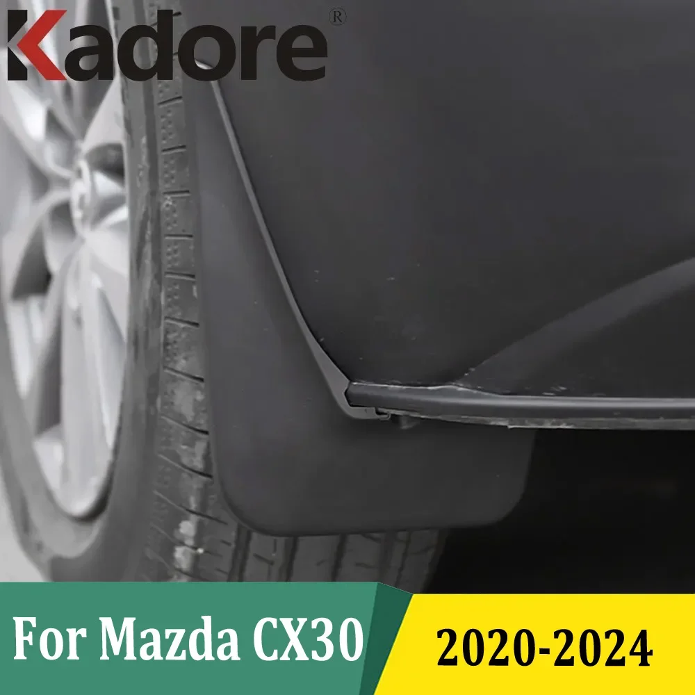 

Автомобильные брызговики для Mazda CX-30 CX30 2020 2021 2022 2023 2024, передние и задние брызговики, брызговики для почвы, брызговики