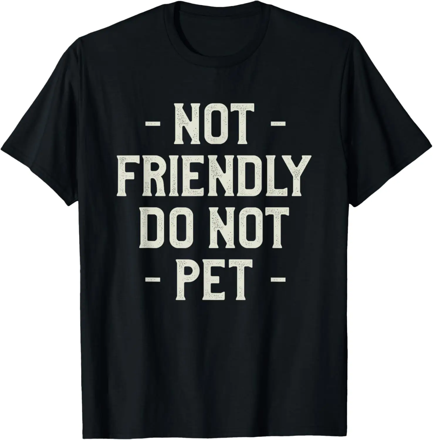 Friendly Do Not Pet Dog Training Dogs Trainer Men Women T-Shirt 100% Cotton Trendy Y2K Short-Sleeve Tee-Soft, Quick-Drying,