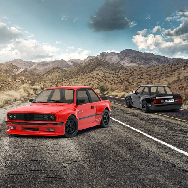 2,4g simulación de Control remoto a escala completa Hnr Hongnuo H9803 4wd sin escobillas profesional Rc modelo de coche de deriva de carrera plana