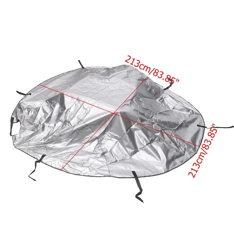 Car Covers 420D Car Anti UV Soft Top Roof Protector Half Cover Foldable Waterproof Dustproof For Mazda MX-5 MK1 MK2 MK2.5