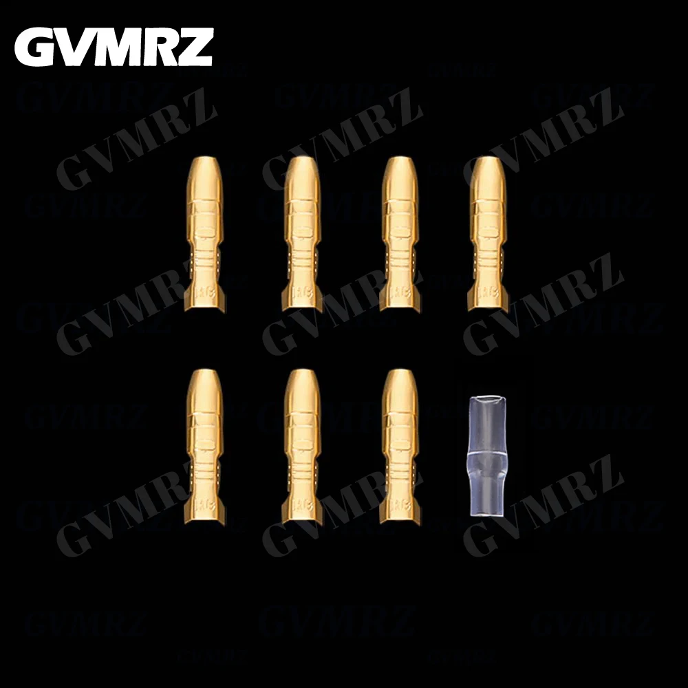 200PCS 4.0 bullet Crimp terminal car electrical wire connector diameter 4mm Female Male Cold press terminal protective sleeve