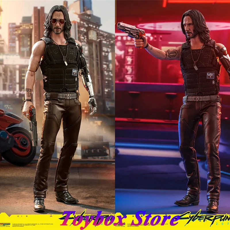 

Hot Toys VGM47 1/6 Johnny Silverhand Cyberpunk 2077 Version Keanu Reeves Man Soldier 12" Full Set Man Action Figure Fans Toys